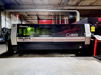 Used AMADA ENSIS 3015 AJ FIBER Laser Cutters Illinois US | Machine Factory Outlet #1262738