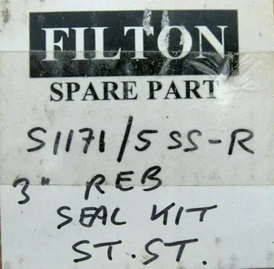 NEW FILTON S1171/5SS-R SEAL KIT 3" REB S11715SSR