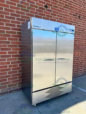 USED VWR GTVWG49FSSA STAINLESS STEEL DOUBLE DOOR FREEZER - 25°C 49 CU, FT.