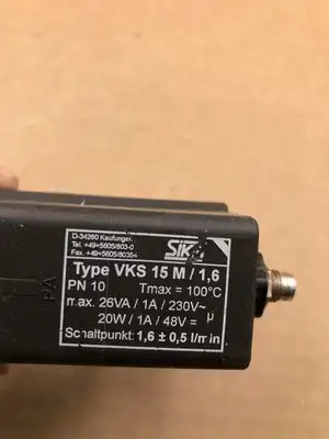 SIKA VKS 15 M / 1.6 1/2″ Brass Flow Control Switch 230VAC 26VA 1.6-0.5LPM