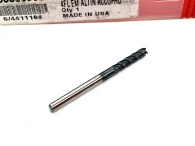 New | in-Stock ACCUPRO SQUARE END MILL 3.00 MM DIA, 12.00 MM LOC, 4 FLUTE, SOLID CARBI Carbide Endmills Michigan US | Maverick Industrial Sales #1092913