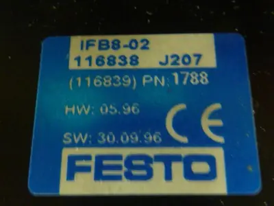 USED FESTO IFB8-02