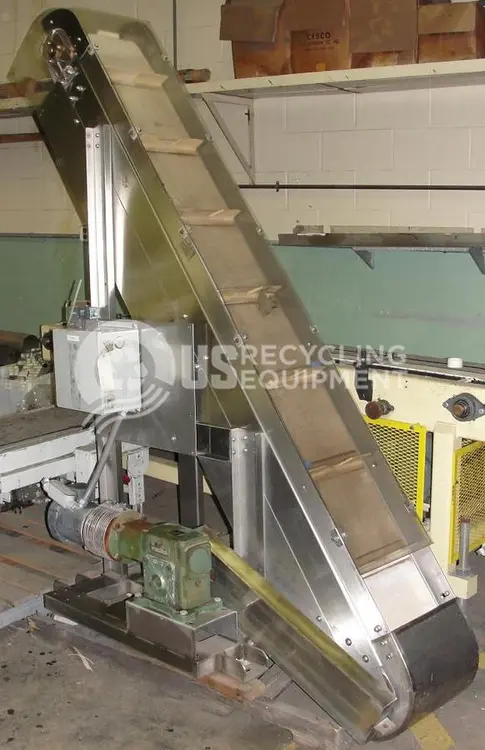 Used NEDCO STAINLESS STEEL INCLINE Conveyors | US Recycling Equipment #474410