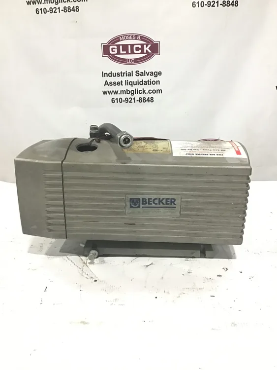 Used BECKER _UNKNOWN_ Vacuum Pumps | Moses B Glick #990822