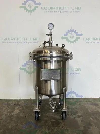 Used STEEL PRO T-2021 SB-575 CORROSION RESISTANT TANK 15 PSI W/ VALVE & GAUGE Reactors | Equipment Lab #486174