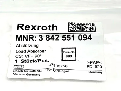 3842551094 | Bosch Rexroth  Load Absorber VF+ 90° - New Other