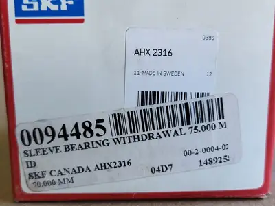 NEW SKF AHX 2316