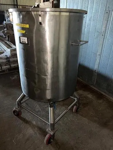 30"diameter x 36" deep stainless steel tank