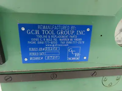 Tschudin HGT Cylindrical Grinder Wheel Drive Motor Refurbished Lathe Metal Mill
