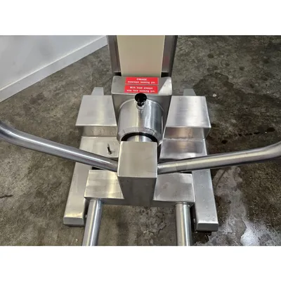 Used 150LB Capacity Stainless Steel Mobil SERVOLiFT Bin (IBC) Lifter