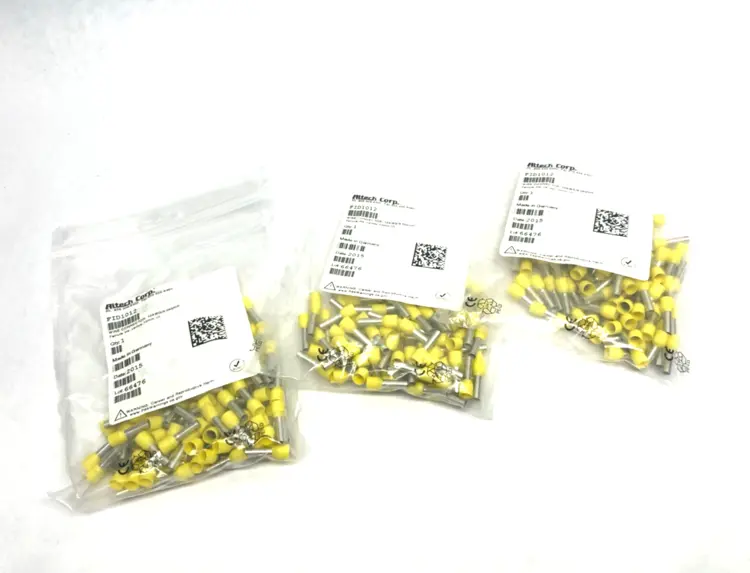 New | in-Stock Altech Insulated Crimp Ferrules 10AWG/6.0sqmm 100-PACK, LOT OF 3 Electrical Fittings Michigan US | Maverick Industrial Sales #1390704