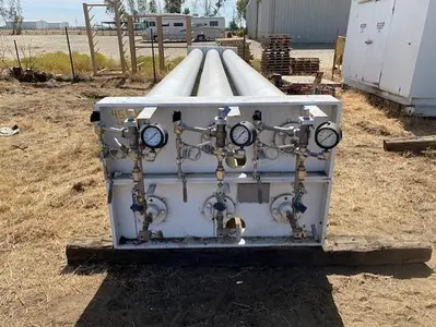 USED 2000 CP INDUSTRIES 6 PACK HYDROGEN 5833 PSI STORAGE VESSELS