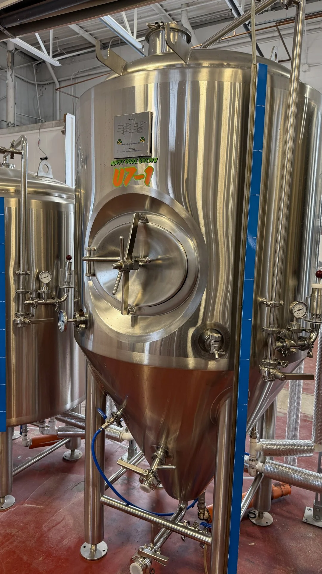 (4) 7 BBL O’Neill Unitank Fermenters (217 Gallon) – Jacketed & Insulated