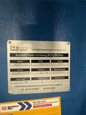 USED 2019 DAHAKA MD6015A