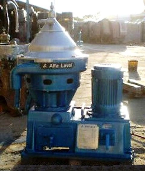 (2) Alfa-Laval MMPX 404 SGP-11 oil purifiers, 316SS.