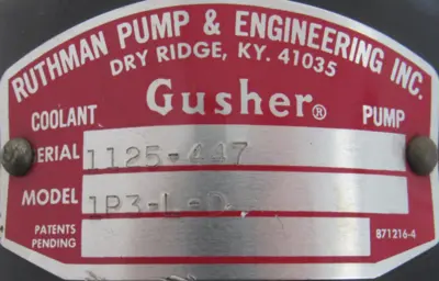 NEW GUSHER 1P3-L-D PUMP 115/230V U21B 1P3LD