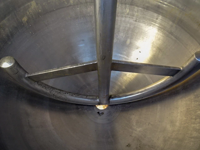 250L SS BCH Hemispherical JKTD Mixing Tank 2.2 kw