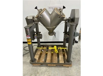 Used PATTERSON PATTERSON KELLEY 2 CFT TWIN SHELL BLENDER Double Cone - V Mixers New York US | Michael Benalt Inc #1274403