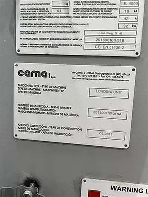 Cama Robotic Case Former, Loader and Closer Model IF 316