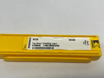 NEW KENNAMETAL TOP NOTCH™ THREADING INSERTS NT2R