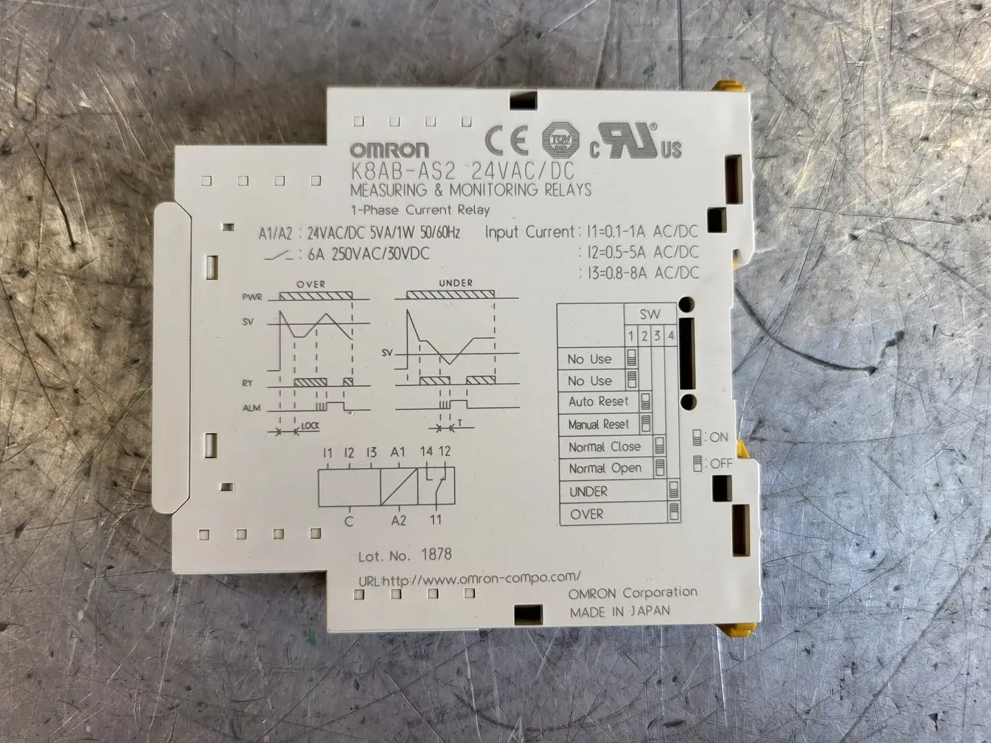 New | in-Stock OMRON K8AB-AS2 Misc Electrical & Power Parts British Columbia CA | Lenmark #251385