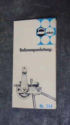 Dako #244 Tube Bending Kit 15-28 mm Used