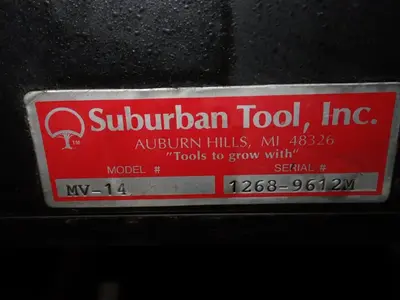 USED SUBURBAN TOOL INC MV14