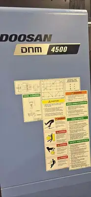 DOOSAN DNM 4500 Vertical Machining Centers | Toolquip, Inc. (2)