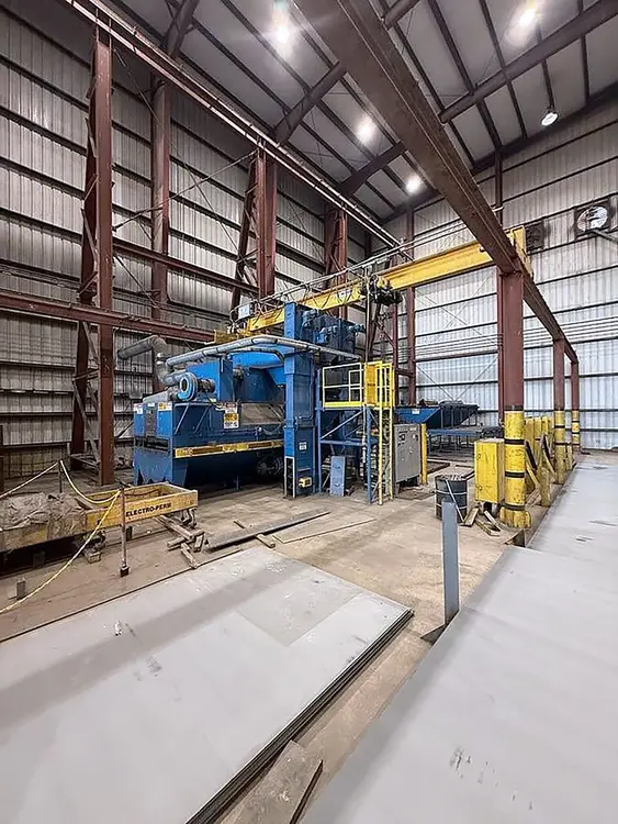 Used 2010 Wheelabrator 6 ft x 36 in Conveyor Blaster Finishing Machines Illinois US | Machine Tool Bids #1295426