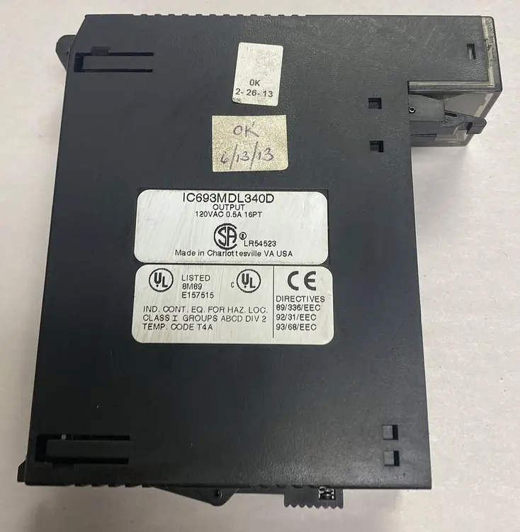 Used GE FANUC IC693MDL340D Input / Output Modules | Surplus Asset Holdings #1205980