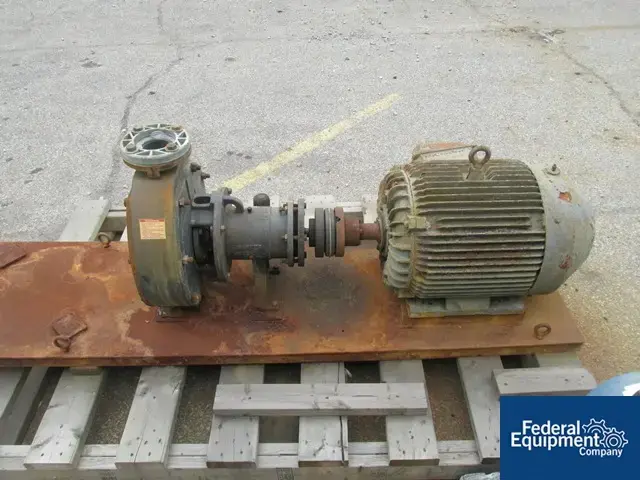 Used Wanner Engineering 4" x 3" Stan-Cor Centrifugal Pump, Type A40, Kynar Pumps Ohio US | Federal Equipment Company #125971