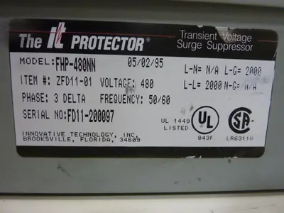 USED INNOVATIVE TECHNOLOGY INC FHP-480NN