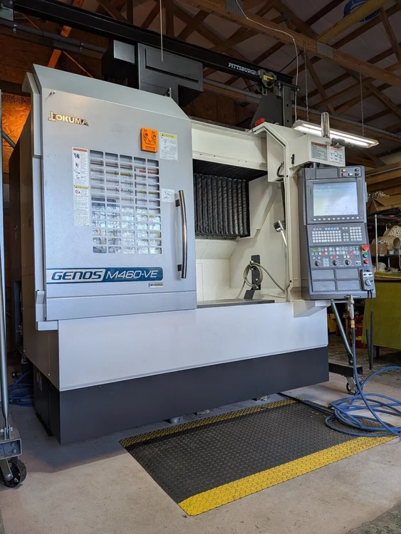 Used 2023 OKUMA GENOS M460-VE Vertical Machining Centers Ohio US | Toolquip, Inc. #1275360