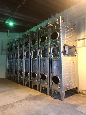 New Stock Letina Closed Top and Variable Capacity Jacketed Fermenter/Storage Tanks