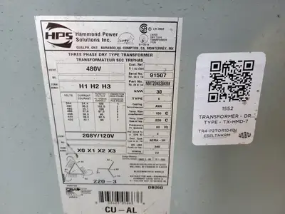 Used HAMMOND POWER SOLUTIONS INC. NMT20K030KBK Transformers British Columbia CA | Lenmark #913550