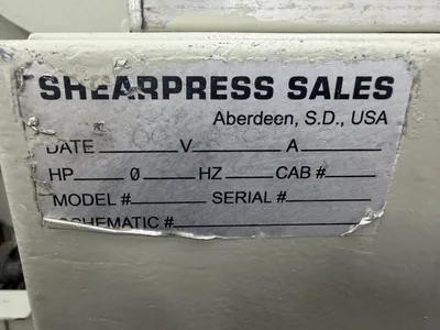 Used 2000 ACCURPRESS 710010 Press Brakes Georgia US | The Equipment Hub #1509602