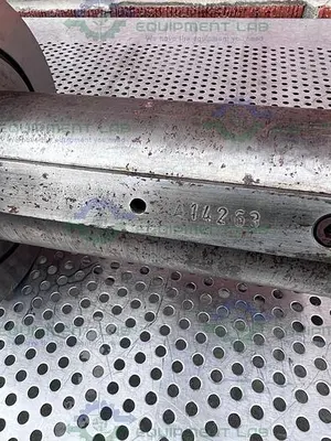 Stainless Steel  53" x 41 x 6" Meat Grinder Head Shaft Screw