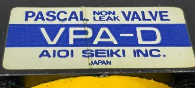 NEW AIOI SEIKI INC. VPA-D PASCAL VALVE NON-LEAK VPAD
