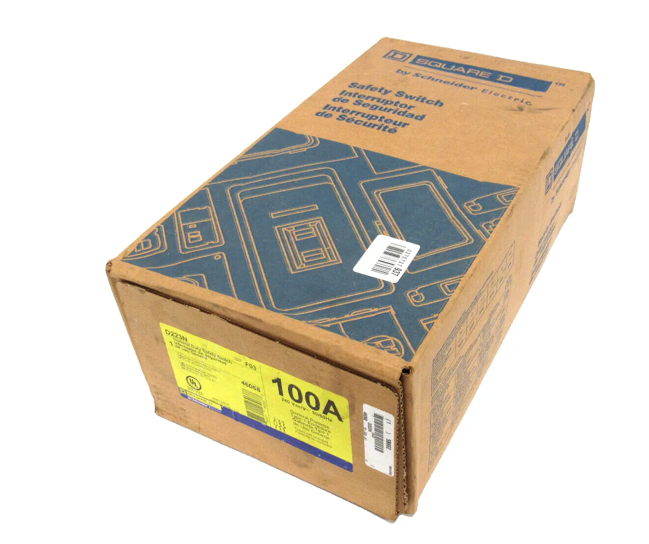 NEW SQUARE D D223N SAFETY SWITCH 100A 46068