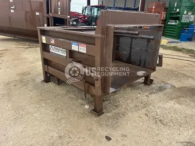 USED MARATHON TC-220T STATIONARY WITH RAMJECT 30 YARD CONTAINER