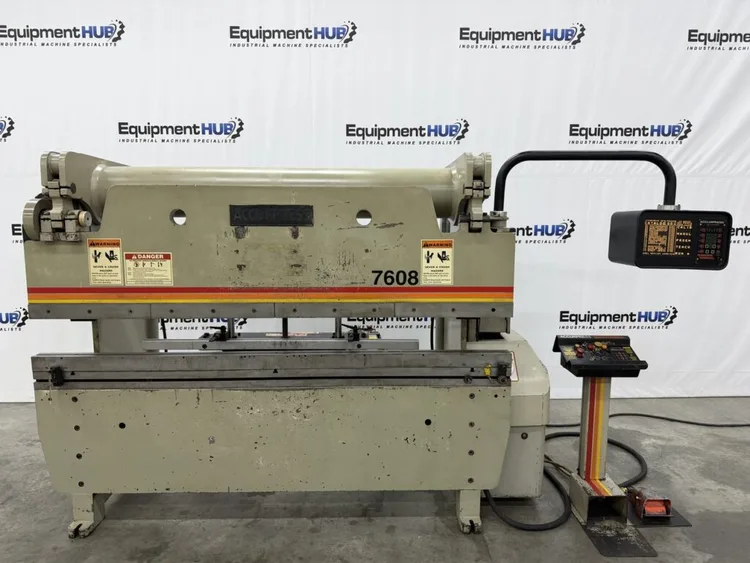 Used 1994 ACCURPRESS 7608 Press Brakes Georgia US | The Equipment Hub #1540704
