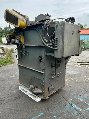 USED WHEELABRATOR TUMBLAST TUMBLER TYPE SHOT BLAST CLEANING MACHINE