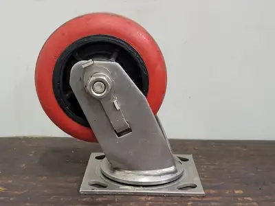 5 x 2 in. Caster Wheel Swivel and Brake