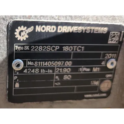 Used 9" Dia X 10' L Mild Steel Screw Conveyor 3HP