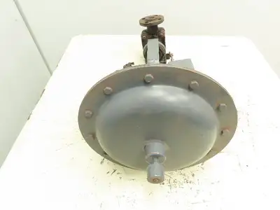 Mueller Pneumatic Diaphragm Actuator 1" Flanged Control Valve 72P315 Positioner