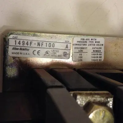 USED ALLEN BRADLEY 1494F-C611 SER A