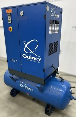 2006 QUINCY QGB 7.5 Rotary Screw & Sliding Vane Air Compressors | Midstate Machinery (2)