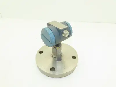 Foxboro 841GM-B Electronic Pressure Transmitter 12.5-36vdc 100psi 7.5" OD Flange