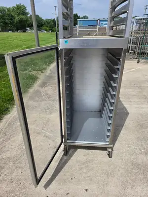 Used Nu-Vu Used NU-VU CR18 22 Inch Bread Cabinet Non-insulated Aluminum - SS391 - RK Food Storage & Transportation Illinois US | Falcon Restaurant Supply #1373777