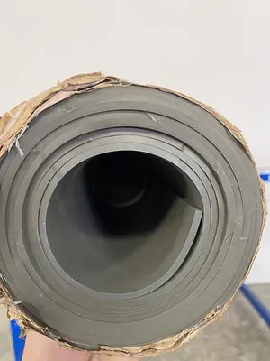 USED THICK LAMINATING RUBBER SHEET 0.11811" THICK X 65" WIDE X 100" LONG SH950T